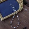 Starburst Natural Freshwater Pearl Long Sweater Necklace