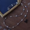 Starburst Natural Freshwater Pearl Long Sweater Necklace