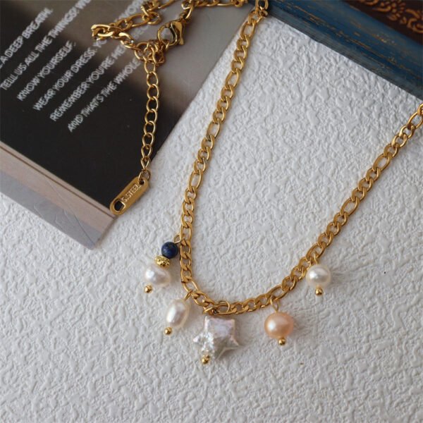 Natural Baroque Pearl Pendant Necklace