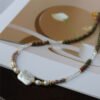 Crystal Natural Stone Baroque Freshwater Pearl Necklace