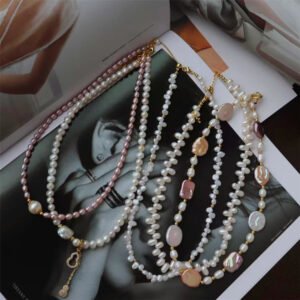 Natural Baroque Freshwater Pearl Necklace