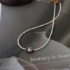 Natural Black Shell Freshwater Pearl Versatile Choker Necklace