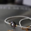 Natural Black Shell Freshwater Pearl Versatile Choker Necklace