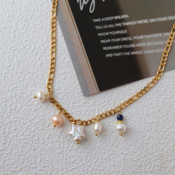 Natural Baroque Pearl Pendant Necklace