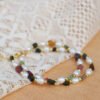 Freshwater Pearl Multi-Color Gemstone Necklace