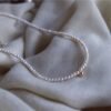 3mm High Luster Tiny Natural Freshwater Pearl Necklace