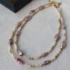 主图_5 Lavender Freshwater Baroque Pearl Choker Necklace
