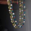 详情图片_01 Natural Pearl Crystal Stone Bracelet Necklace Set