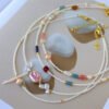 Natural Freshwater Pearl Gemstone Crystal Choker Necklace