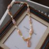 详情图片_02 Natural Freshwater Baroque Square Pearl Necklace