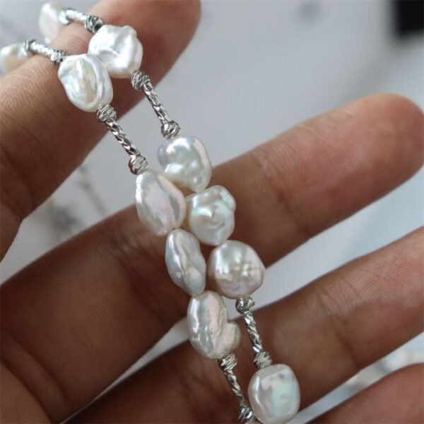 Natural Baroque Irregular Freshwater Pearl Necklace