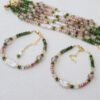 Freshwater Pearl Natural Stone Crystal Design Bracelet