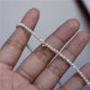 3mm High Luster Tiny Natural Freshwater Pearl Necklace