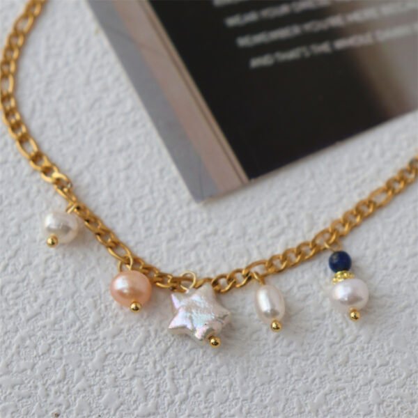 Natural Baroque Pearl Pendant Necklace