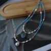 Natural Freshwater Pearl Gemstone Pendant Necklace