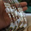Crystal Natural Stone Baroque Freshwater Pearl Necklace