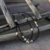 Natural Freshwater Pearl Black Crystal Choker Necklace