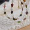Freshwater Pearl Multi-Color Gemstone Necklace