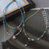 Natural Freshwater Pearl Gemstone Pendant Necklace