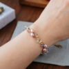 Natural Freshwater Pearl Crystal Bracelet