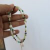 Natural Stone Freshwater Pearl Pendant Clavicle Necklace
