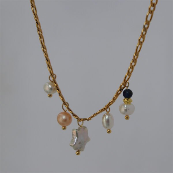 Natural Baroque Pearl Pendant Necklace