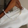 High Luster Freshwater Pearl Choker with Bow Clasp