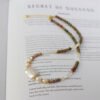 Crystal Natural Stone Baroque Freshwater Pearl Necklace