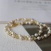 Natural Freshwater Pearl Crystal Necklace