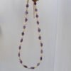 Natural Amethyst Freshwater Pearl Necklace Bracelet Jewelry Set