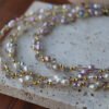 Natural Freshwater Pearl Crystal Necklace