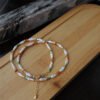 Turquoise Baroque Pearl Collar Necklace Bracelet Set