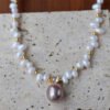 Baroque Freshwater Pearl Pendant Choker Necklace