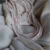 3mm High Luster Tiny Natural Freshwater Pearl Necklace