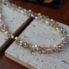 Natural Freshwater Pearl Crystal Necklace
