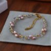 Natural Freshwater Pearl Crystal Bracelet