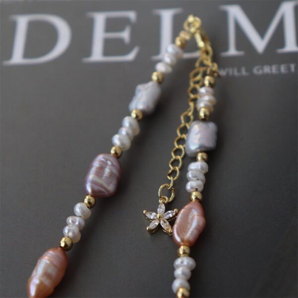 Multicolor Baroque Natural Freshwater Pearl Necklace