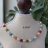Freshwater Pearl Multicolor Natural Stone Beaded Necklace