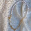 Natural Baroque Pearl with Gold-Plated Chain Necklace