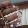 详情图片_11 Baroque Freshwater Pearl Natural Agate Bracelet
