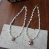 Baroque Freshwater Pearl Pendant Choker Necklace