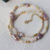 详情图片_13 Lavender Freshwater Baroque Pearl Choker Necklace