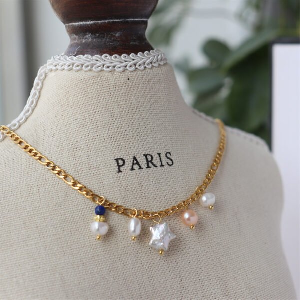 Natural Baroque Pearl Pendant Necklace