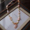 详情图片_14 Natural Freshwater Baroque Square Pearl Necklace