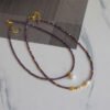 Purple Crystal Freshwater Pearl Necklace