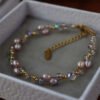 Natural Freshwater Pearl Crystal Bracelet