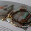Crystal Natural Stone Baroque Freshwater Pearl Necklace