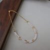 详情图片_20 Multi-strand Natural Freshwater Pearl Choker Necklace