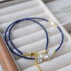 Petal Freshwater Pearl Natural Stone Clavicle Necklace