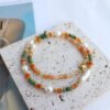 Natural Stone Baroque Freshwater Pearl Necklace